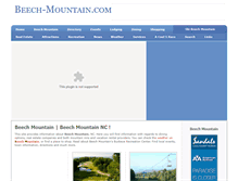 Tablet Screenshot of beech-mountain.com